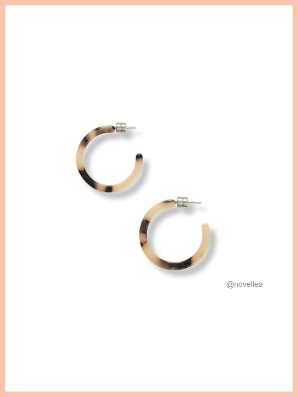 Feather-Light Acetate Resin Mini Hoop Earrings for Women Handmade Lever Back
